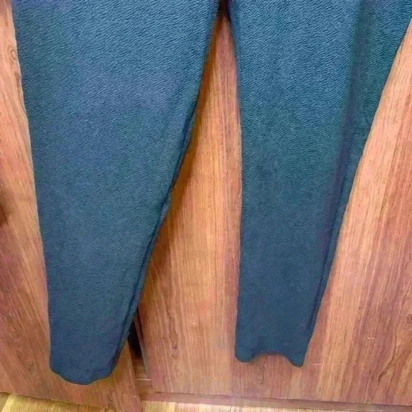 Monaco Lace Jumpsuit. Black V- Neck Low Cut - Picture 5 of 7